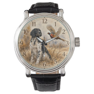 Large Münsterländer with Pheasant Watch