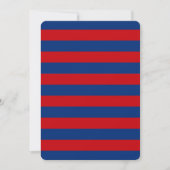 Large Nautical Theme Horizontal Stripes (Front)
