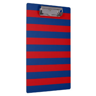 Large Nautical Theme Horizontal Stripes Clipboard