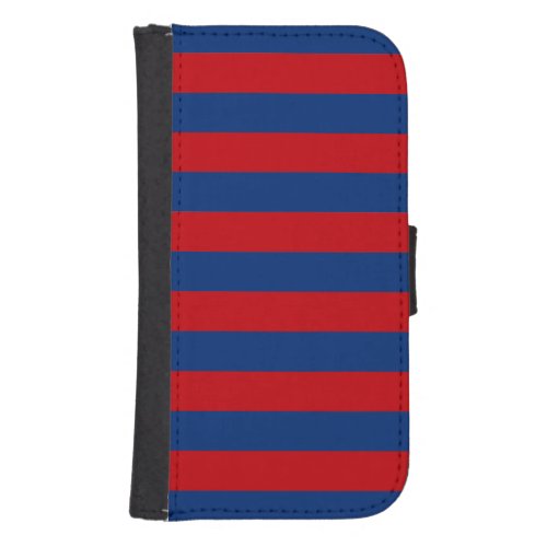 Large Nautical Theme Horizontal Stripes Phone Wallet
