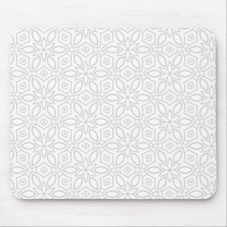 Large Neutral Boho Geometric Mouse Pad for Desk