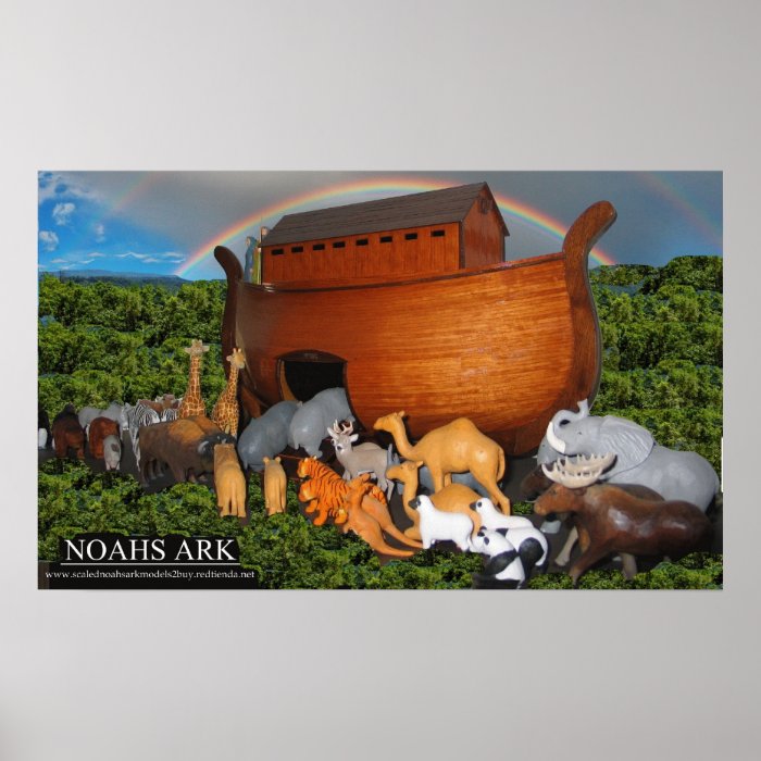 Large Noahs Ark Picture Poster