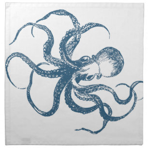 large octopus napkin