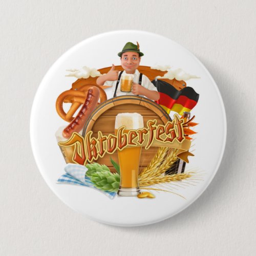 Large Oktoberfest Button