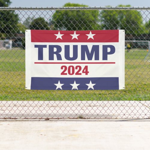 Large Outdoor Trump 2024 Banner