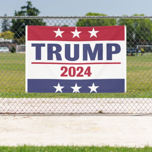 Large Outdoor Trump 2024 Banner