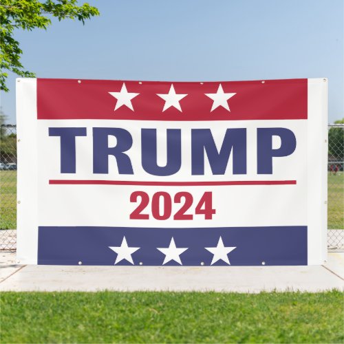 Large Outdoor Trump 2024 Banner