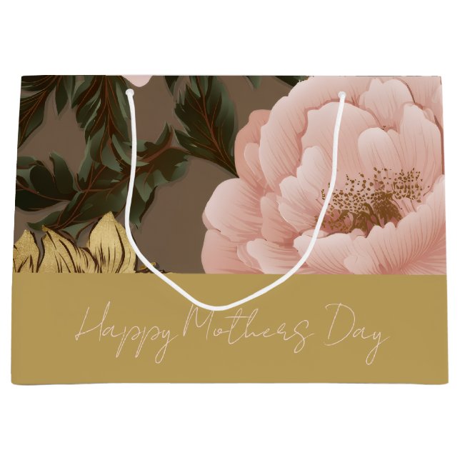 Large Oversized Floral Gift Bag (Front)