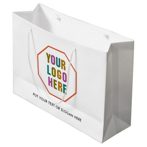 Large paper shopping bag that can be customized 