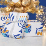 Large Pattern Menorah and Dreidel Hanukkah Wrapping Paper<br><div class="desc">Large Pattern Menorah and Dreidel Hanukkah Wrapping Paper.</div>