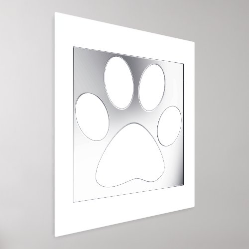 Large Paw Print Pattern Bedroom Gift Decor 2023