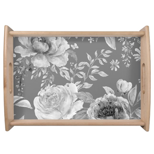 Large Peony  Serving Tray (Front)