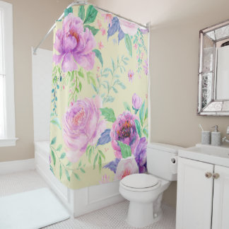 Large Peony Shower Curtain