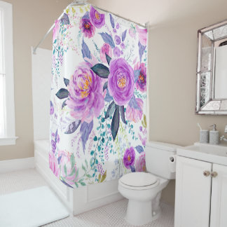 Large Peony Shower Curtain