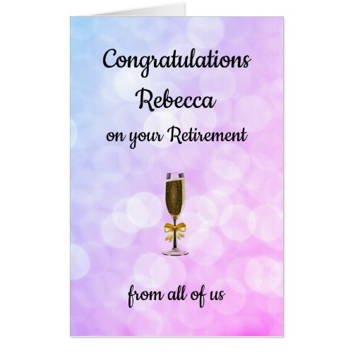 Large Personalised Retirement