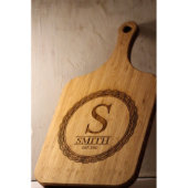 Large Personalized Handled Cutting Board - Smith (3/4)