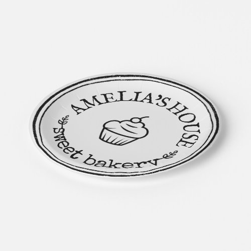 Large Personalized Homemade Logo Custom Paper Plates