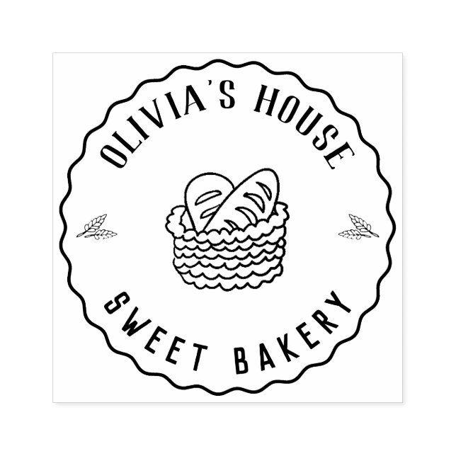 Large Personalized Homemade Logo Custom Rubber Sta Rubber Stamp (Imprint)