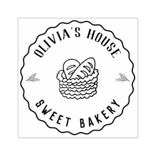 Large Personalized Homemade Logo Custom Rubber Sta Stamp