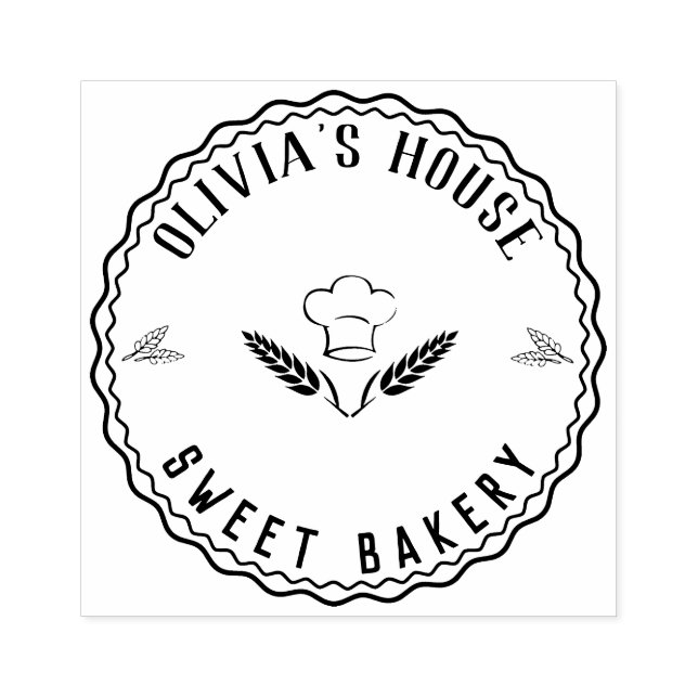 Large Personalized Homemade Logo Custom Rubber Sta Stamp (Imprint)