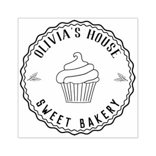 Large Personalized Homemade Logo Custom Rubber Sta Stamp
