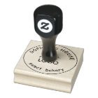 Large Personalized Homemade Logo Custom Rubber Sta