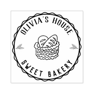 Large Personalized Homemade Logo Custom Rubber Sta Stamp