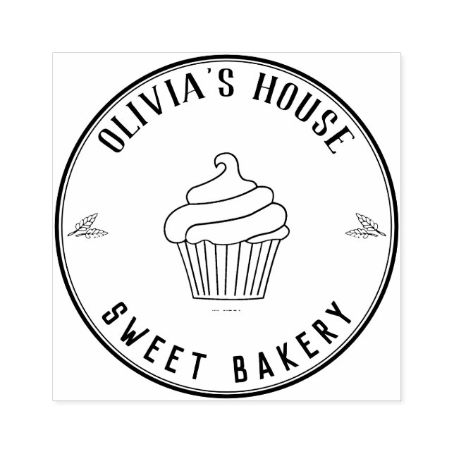 Large Personalized Homemade Logo Custom Rubber Stamp (Imprint)