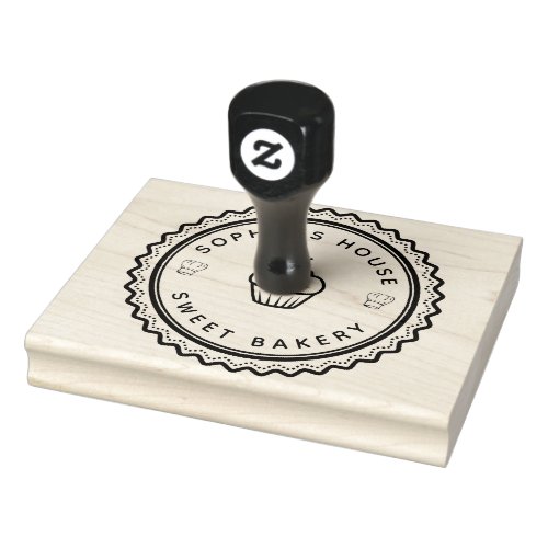 Large Personalized Homemade Logo Custom  Rubber Stamp