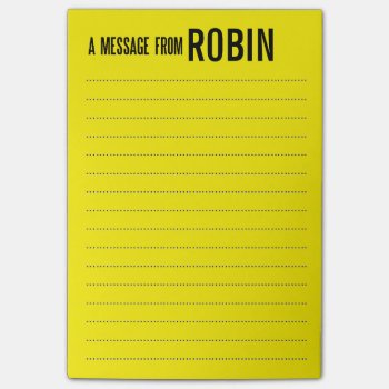 Large Personalized Post-it Notes by ERICS_FUN_FACTORY at Zazzle
