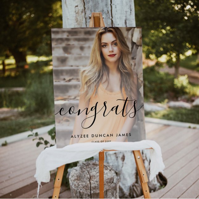 Large Photo Graduation Congrats Sign   (Creator Uploaded)