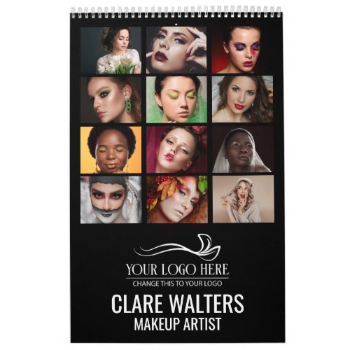 Large Photos Makeup Artist Portfolio Calendar