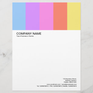 Large Picture Header - Colorbars 02 Letterhead
