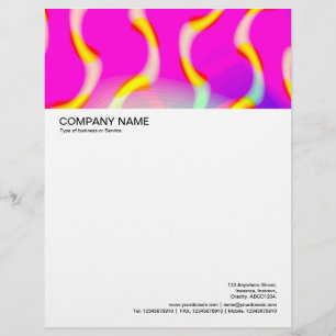 Large Picture Header - Colorful Abstract 01 Letterhead