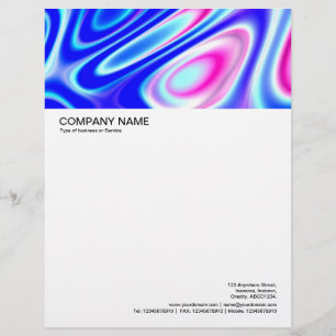 Large Picture Header - Colorful Abstract 04 Letterhead