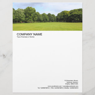 Large Picture Header - In the Park 02 Letterhead