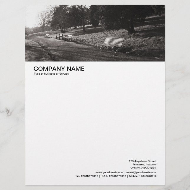 Large Picture Header - In the Park Letterhead (Front)
