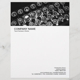 Large Picture Header - Vintage Typewriter Letterhead