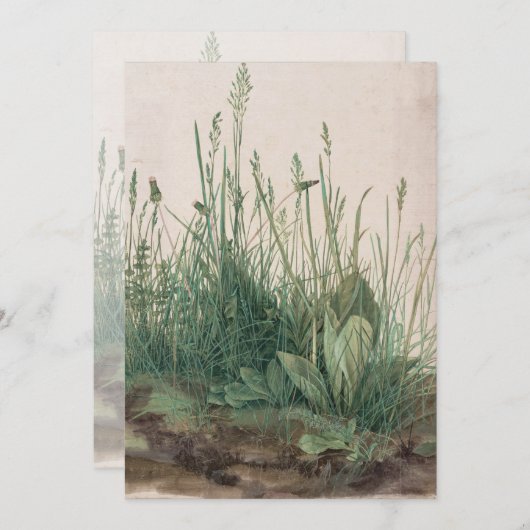 Large Piece of Turf by Albrecht Durer (Front/Back)