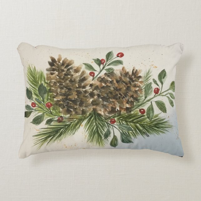 Large pine cone pillow (Front)