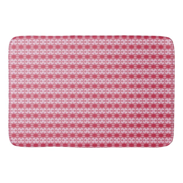 Large Pink Dots Bath Mat (Front)
