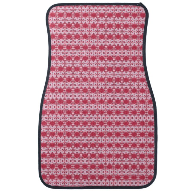 Large Pink Dots Car Floor Mat (Front)