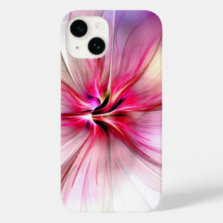 Large Pink Modern Flower Phone Case