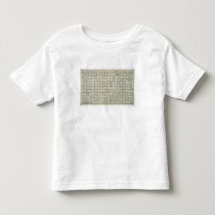 Large plaque with ideographic writing from the Tem Toddler T-shirt