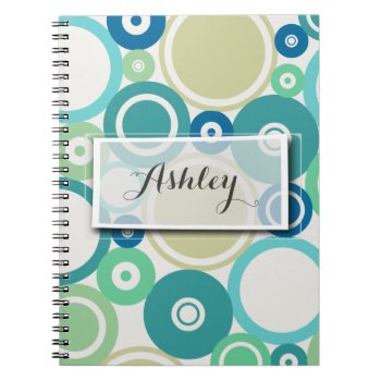 Large Polka Dots Beach Theme Notebook by stopnbuy at Zazzle