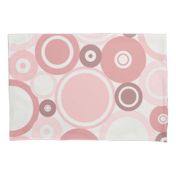 Large Polka Dots Peach Theme Pillow Case by stopnbuy at Zazzle