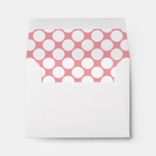 Large Polka Dots {Pink} Envelope