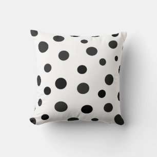 Large Polka Dots   Playful and Chic Home Decor Throw Pillow