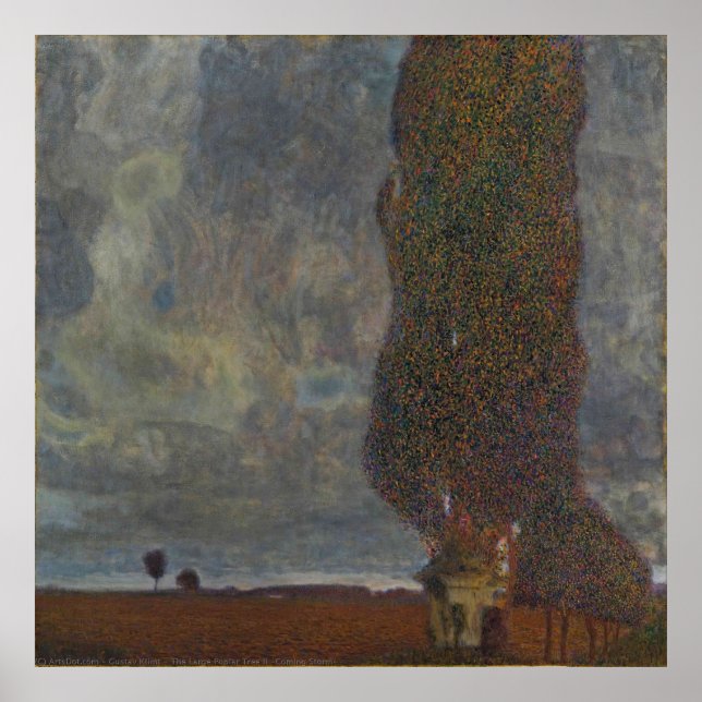 Large Poplar II — Gustav Klimt (1903) Poster (Front)