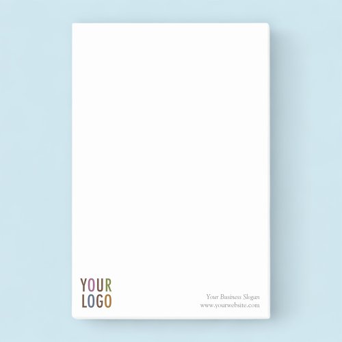 Large Post_it Notes Notepad Custom Business Logo